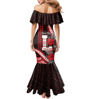 Personalized Hawaii Lahainaluna High School Mermaid Dress Tribal Tattoo With Hibiscus Flowers