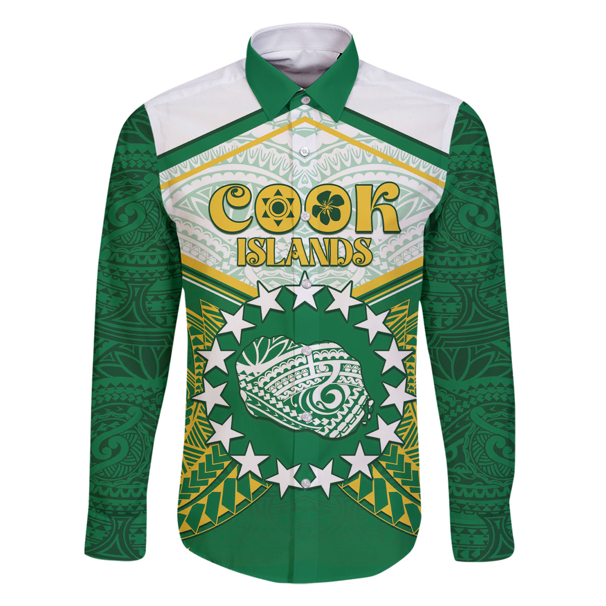 Personalised Cook Islands Ra o te Ui Ariki Family Matching Tank Maxi Dress and Hawaiian Shirt Polynesian Pattern