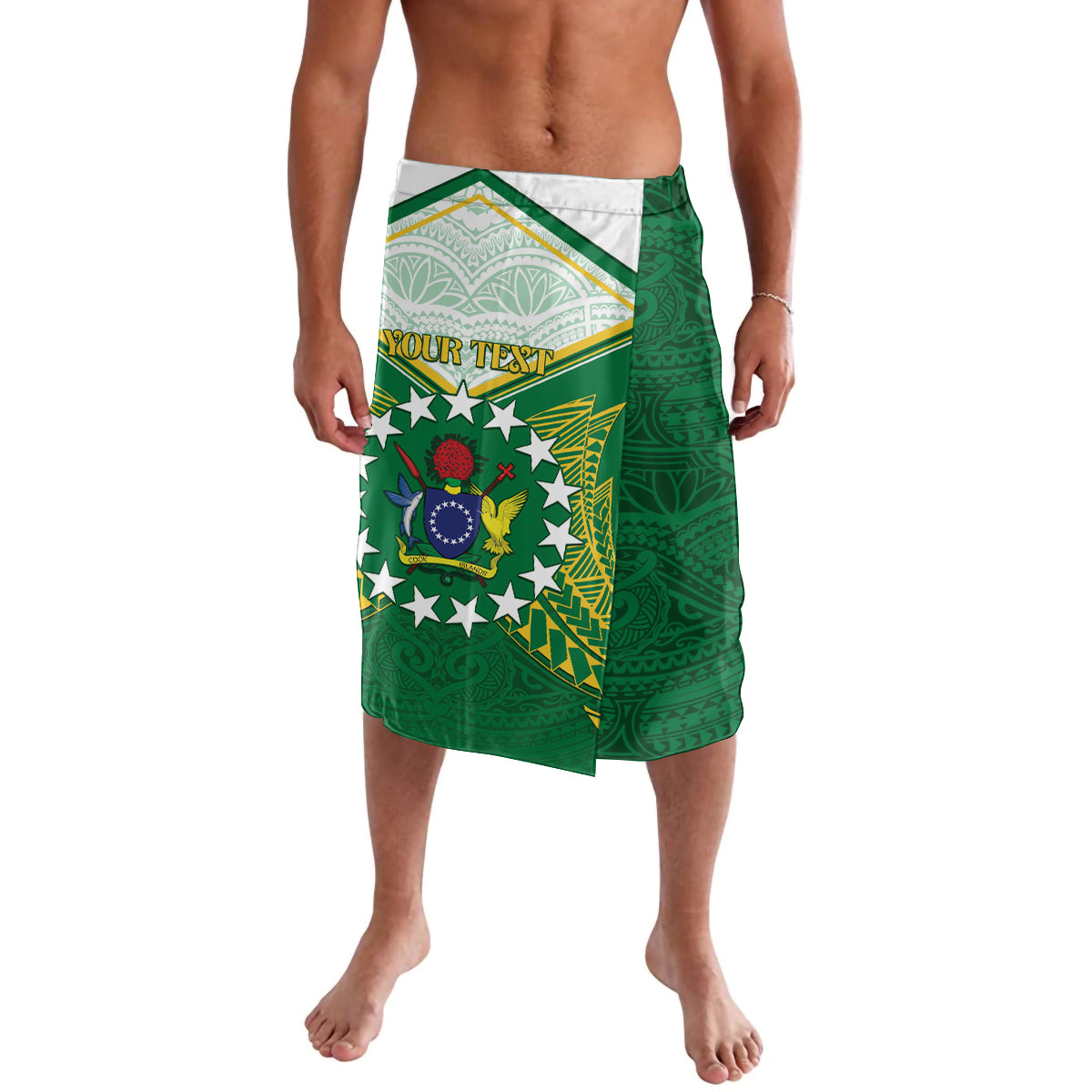 Personalised Cook Islands Ra o te Ui Ariki Lavalava Polynesian Pattern