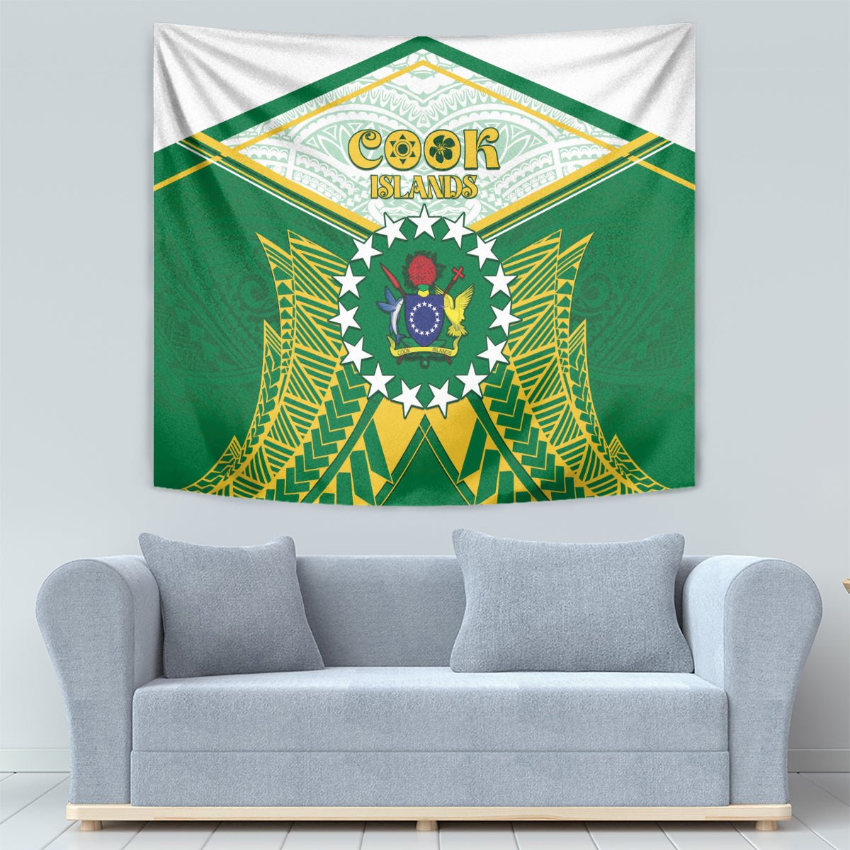 Cook Islands Ra o te Ui Ariki Tapestry Polynesian Pattern