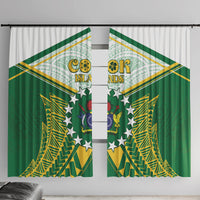 Cook Islands Ra o te Ui Ariki Window Curtain Polynesian Pattern