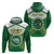 Personalised Cook Islands Ra o te Ui Ariki Zip Hoodie Polynesian Pattern