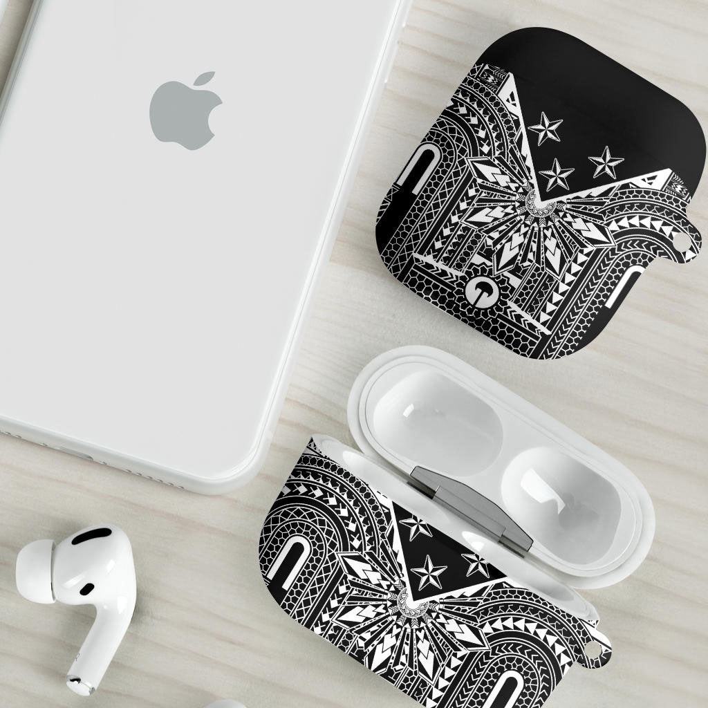 Black Philippines Sun Star AirPods Case Igorot Tribal Inspiration