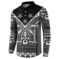 Black Philippines Sun Star Button Sweatshirt Igorot Tribal Inspiration