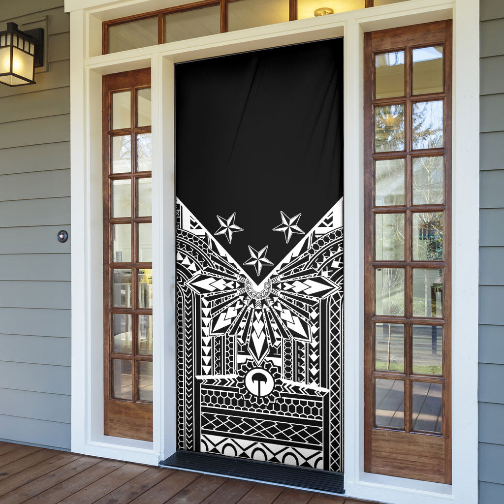 Black Philippines Sun Star Door Cover Igorot Tribal Inspiration