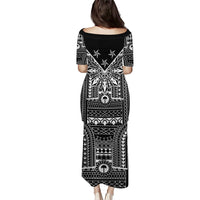 Black Philippines Sun Star Family Matching Puletasi and Hawaiian Shirt Igorot Tribal Inspiration
