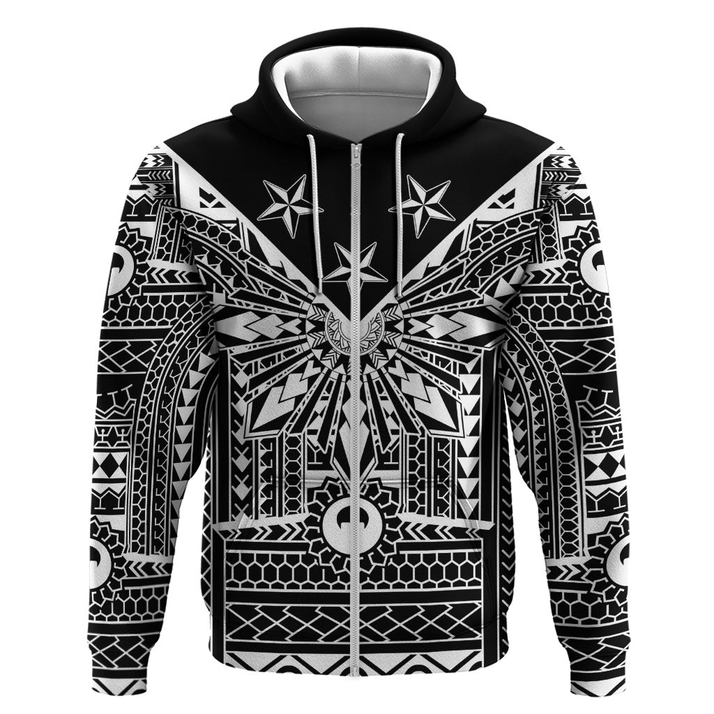 Black Philippines Sun Star Hoodie Igorot Tribal Inspiration