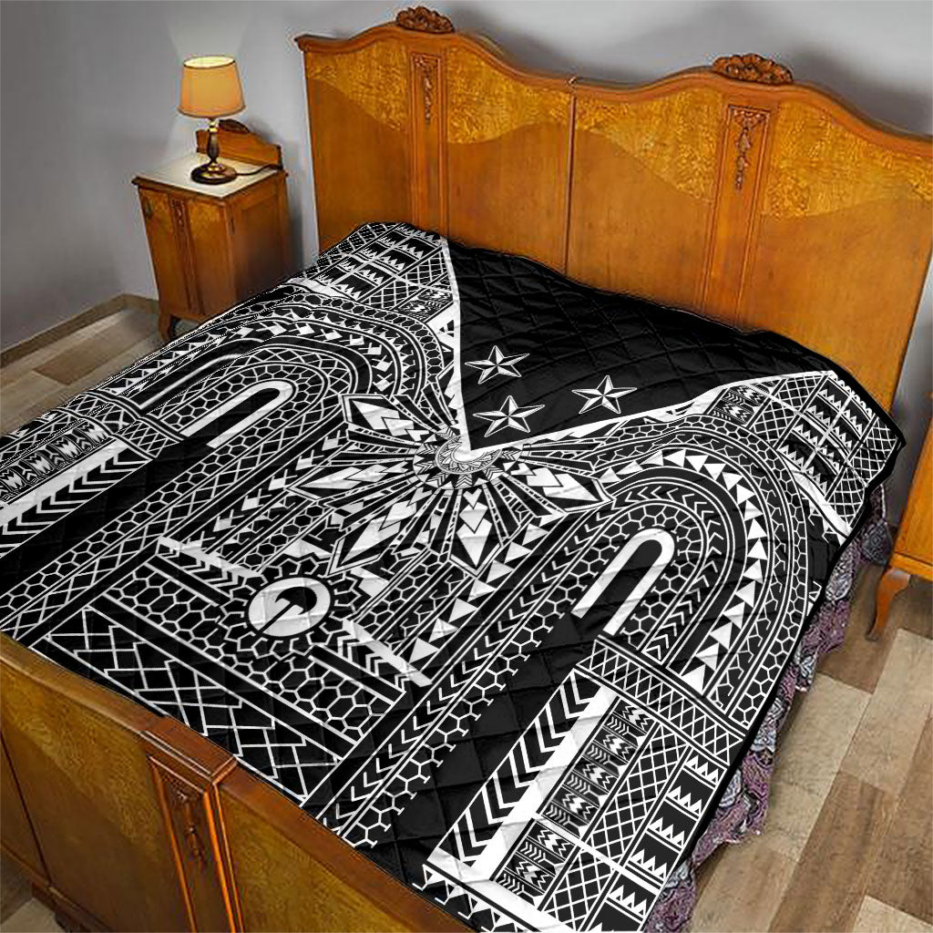 Black Philippines Sun Star Quilt Igorot Tribal Inspiration