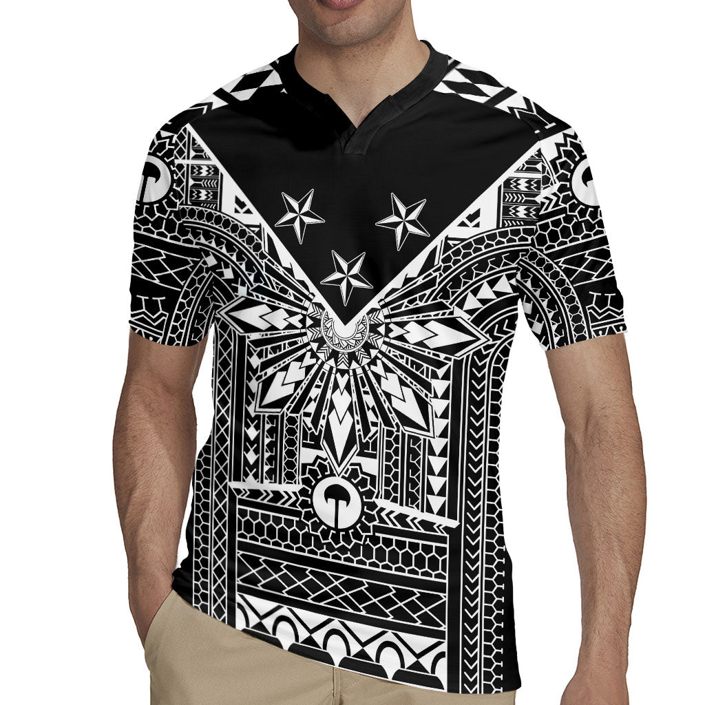 Black Philippines Sun Star Rugby Jersey Igorot Tribal Inspiration
