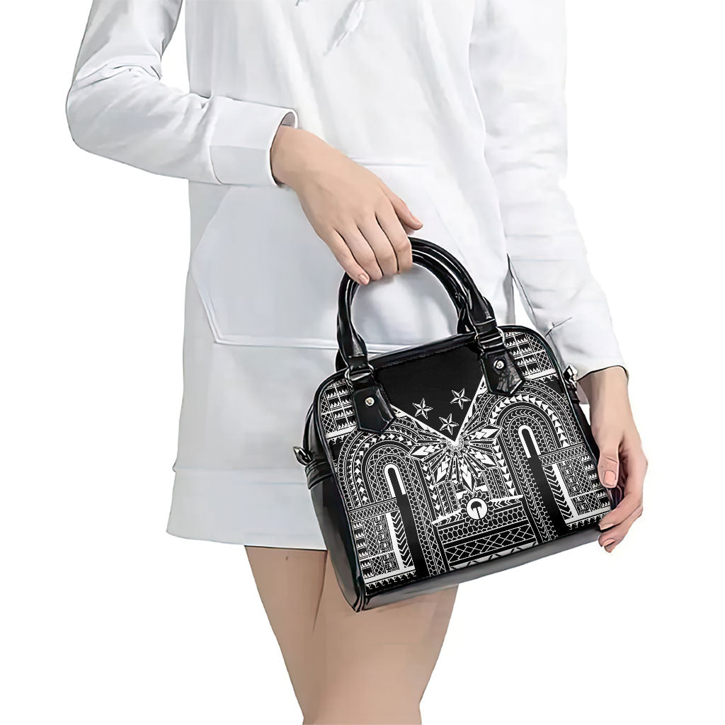 Black Philippines Sun Star Shoulder Handbag Igorot Tribal Inspiration