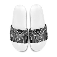 Black Philippines Sun Star Slide Sandals Igorot Tribal Inspiration