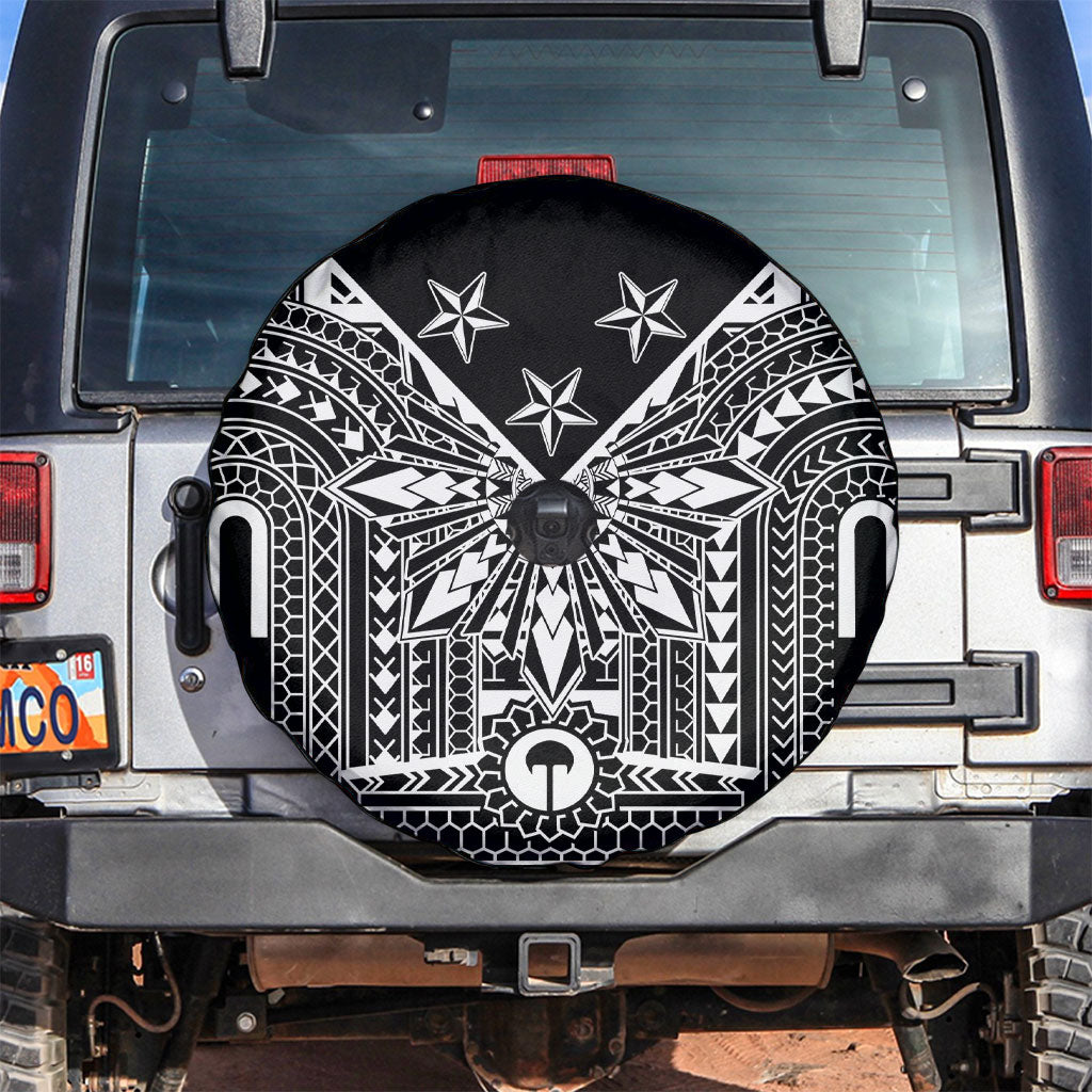 Black Philippines Sun Star Spare Tire Cover Igorot Tribal Inspiration