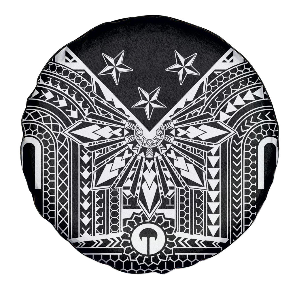Black Philippines Sun Star Spare Tire Cover Igorot Tribal Inspiration