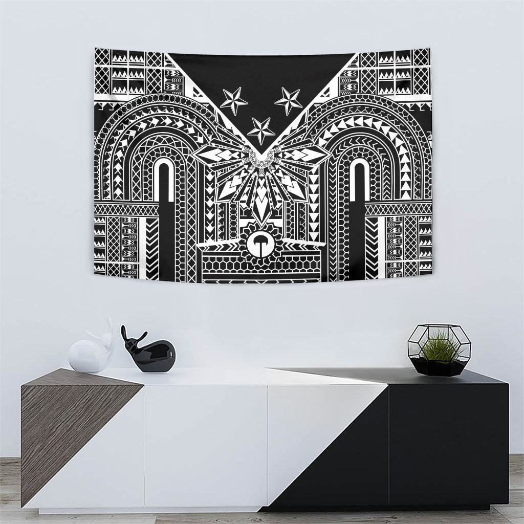Black Philippines Sun Star Tapestry Igorot Tribal Inspiration