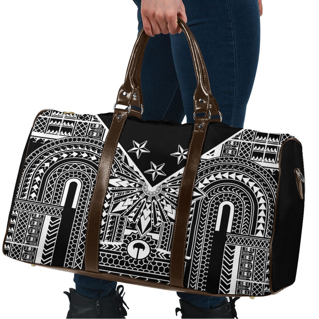 Black Philippines Sun Star Travel Bag Igorot Tribal Inspiration
