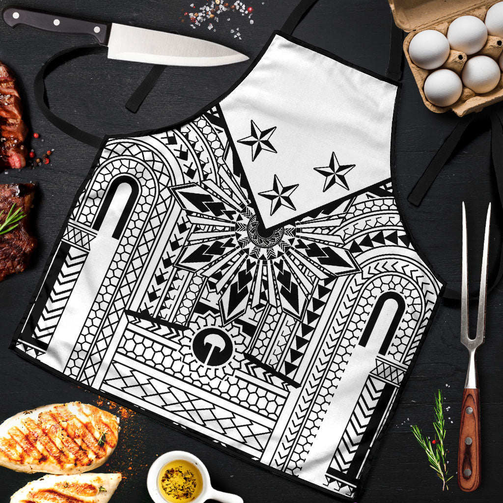 White Philippines Sun Star Apron Igorot Tribal Inspiration