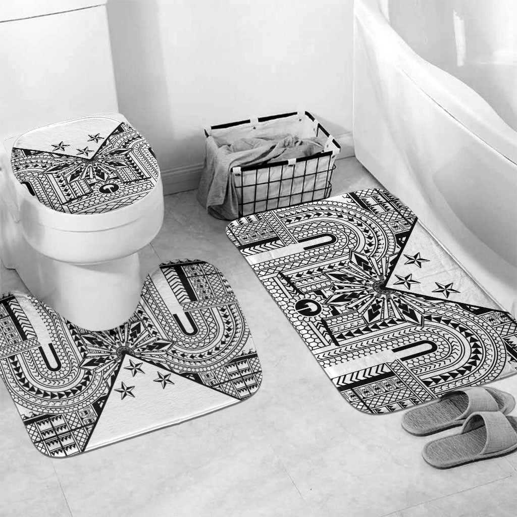 White Philippines Sun Star Bathroom Set Igorot Tribal Inspiration