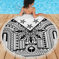 White Philippines Sun Star Beach Blanket Igorot Tribal Inspiration