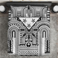 White Philippines Sun Star Bedding Set Igorot Tribal Inspiration
