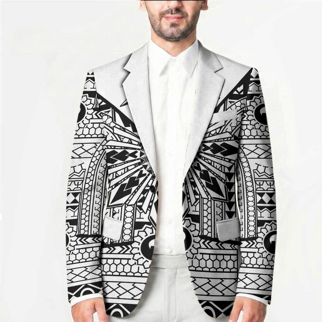 White Philippines Sun Star Blazer Igorot Tribal Inspiration