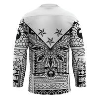 White Philippines Sun Star Hockey Jersey Igorot Tribal Inspiration
