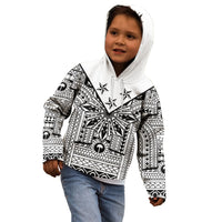 White Philippines Sun Star Kid Hoodie Igorot Tribal Inspiration