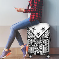 White Philippines Sun Star Luggage Cover Igorot Tribal Inspiration