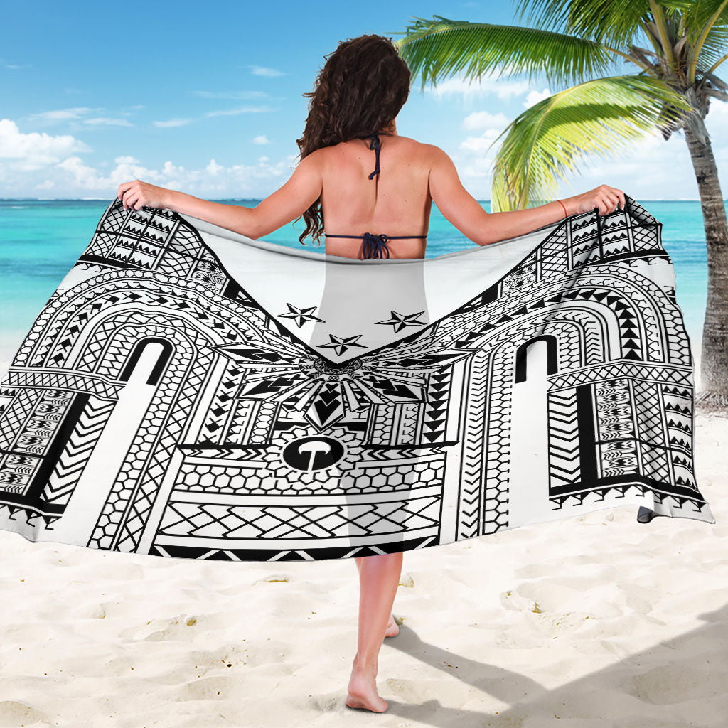 White Philippines Sun Star Sarong Igorot Tribal Inspiration