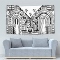 White Philippines Sun Star Tapestry Igorot Tribal Inspiration
