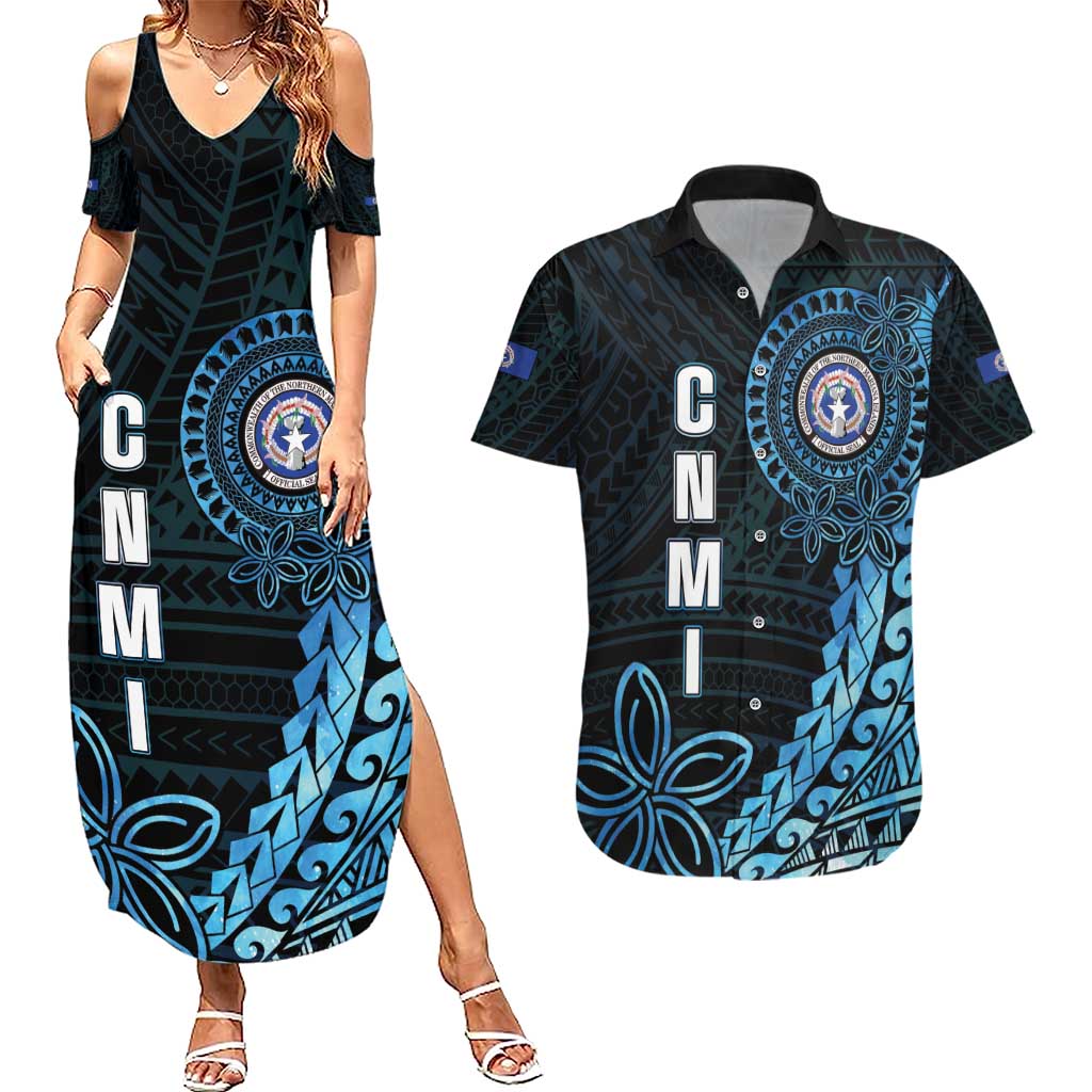 Personalized Northern Mariana Islands 78th Liberation Day Couples Matching Summer Maxi Dress and Hawaiian Shirt