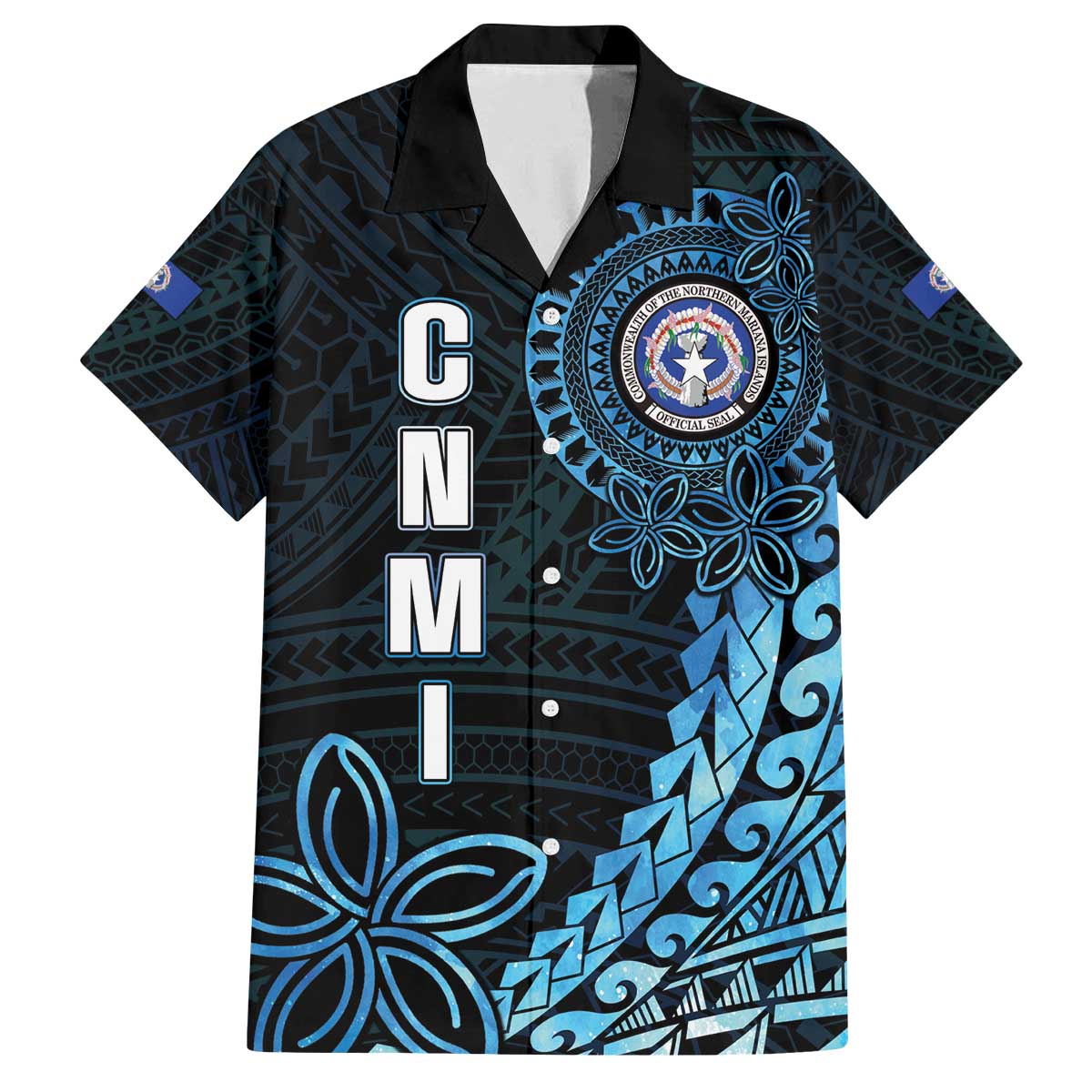Personalized Northern Mariana Islands 78th Liberation Day Family Matching Off The Shoulder Long Sleeve Dress and Hawaiian Shirt