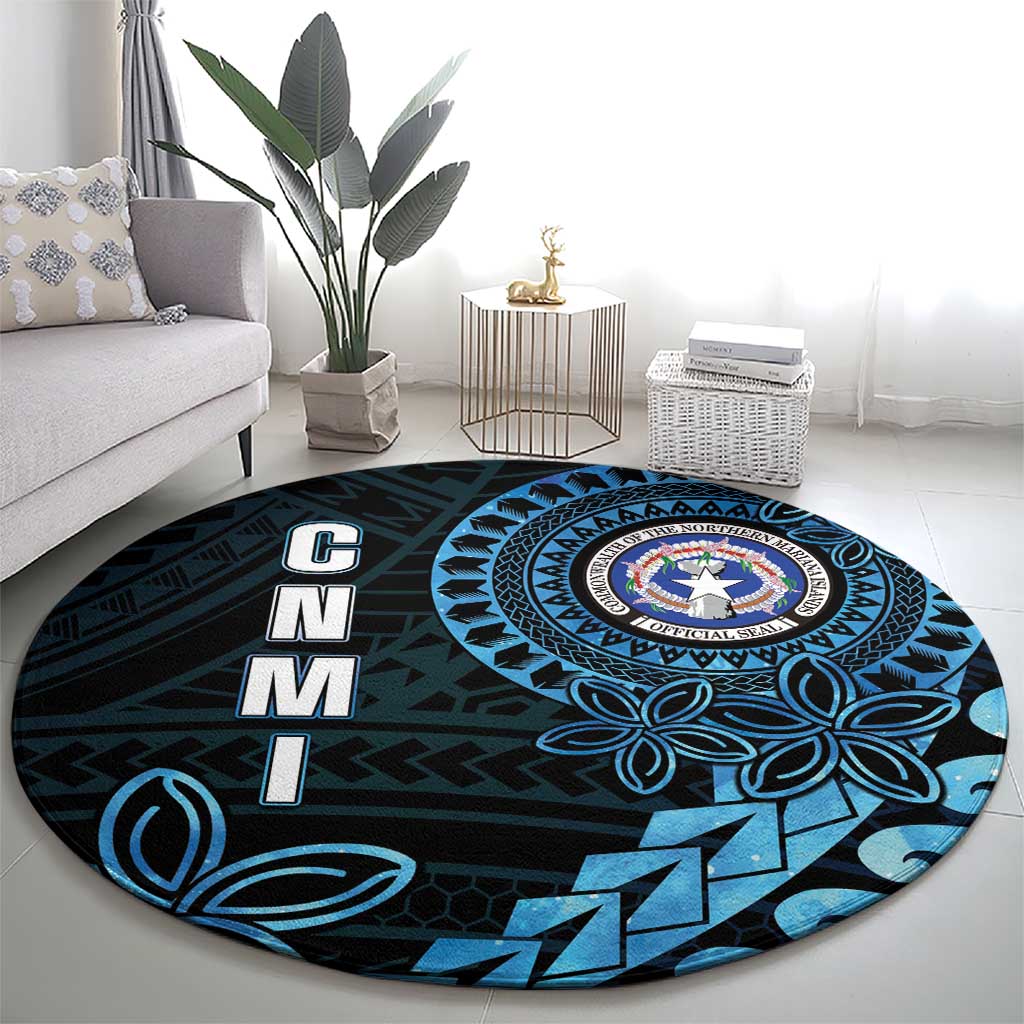 Northern Mariana Islands 78th Liberation Day Round Carpet