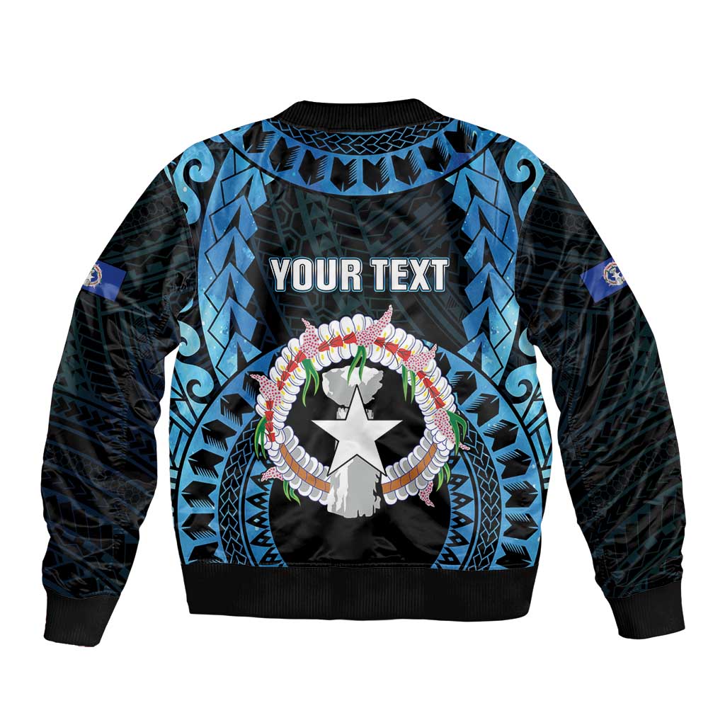 Personalized Northern Mariana Islands 78th Liberation Day Sleeve Zip Bomber Jacket