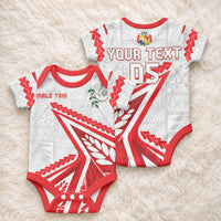 Custom Tonga Rugby 2024 Pacific Baby Onesie Go Ikale Tahi LT05 - Polynesian Pride