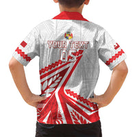 Custom Tonga Rugby 2024 Pacific Family Matching Long Sleeve Bodycon Dress and Hawaiian Shirt Go Ikale Tahi LT05 - Polynesian Pride