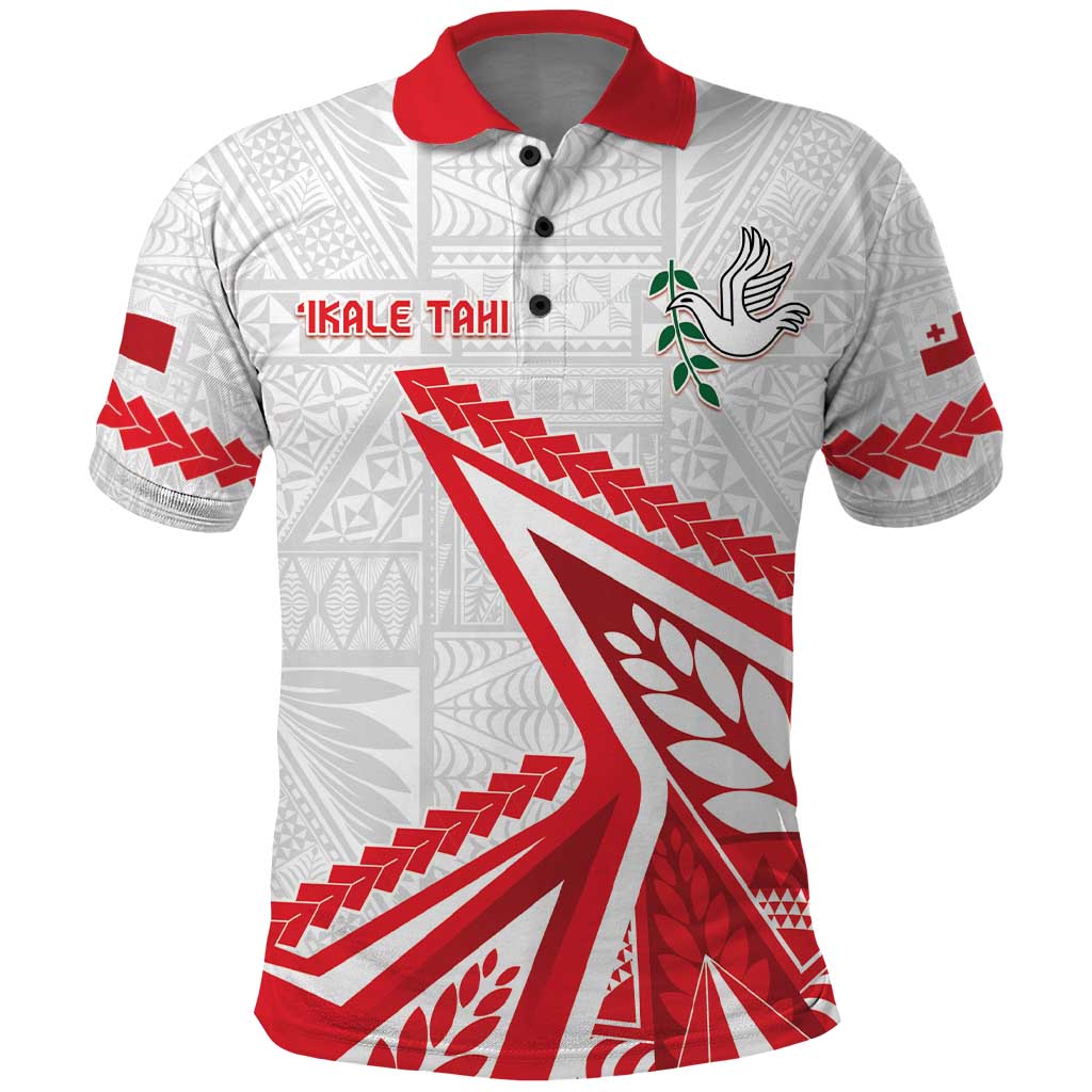 Custom Tonga Rugby 2024 Pacific Polo Shirt Go Ikale Tahi