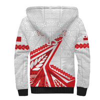 Custom Tonga Rugby 2024 Pacific Sherpa Hoodie Go Ikale Tahi