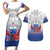 Custom Samoa Rugby 2024 Pacific Couples Matching Short Sleeve Bodycon Dress and Hawaiian Shirt Go Manu Samoa