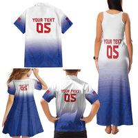 Custom Samoa Rugby 2024 Pacific Family Matching Tank Maxi Dress and Hawaiian Shirt Go Manu Samoa LT05 - Polynesian Pride