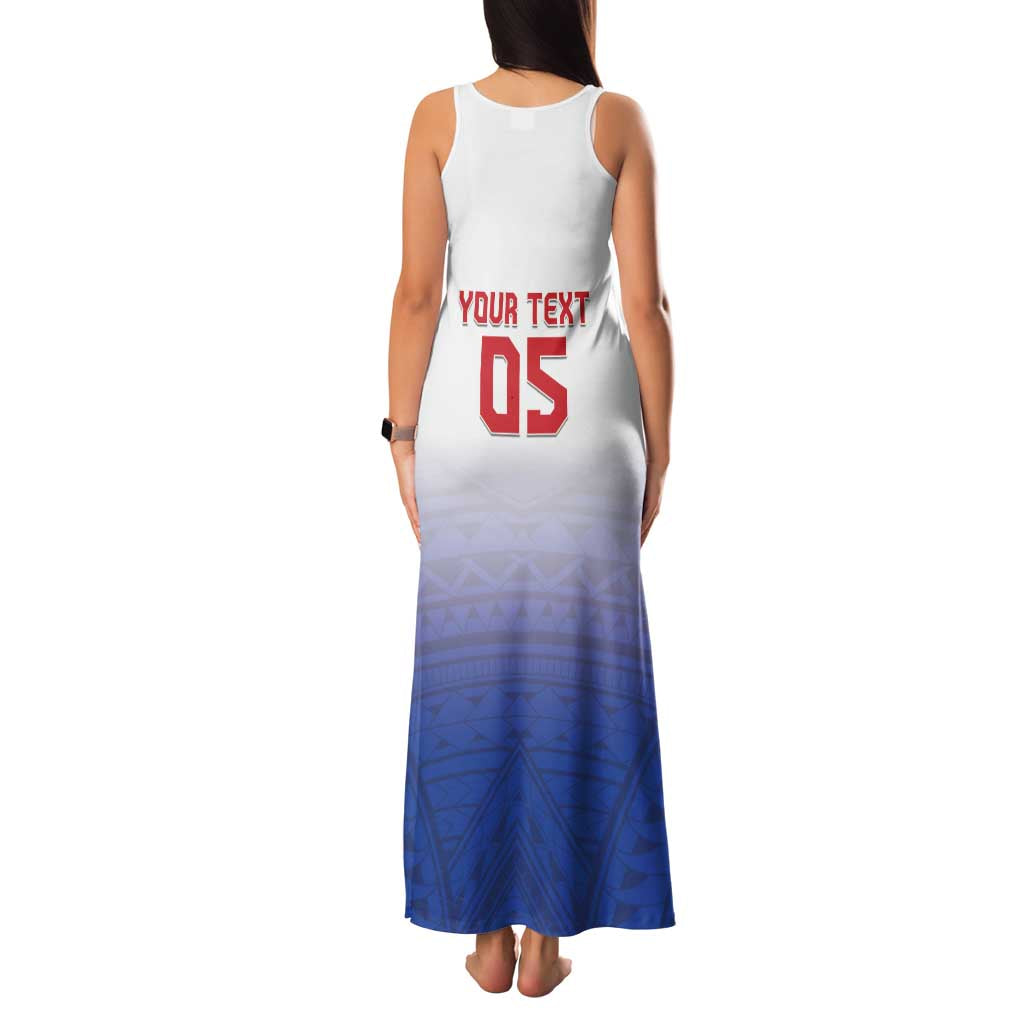 Custom Samoa Rugby 2024 Pacific Family Matching Tank Maxi Dress and Hawaiian Shirt Go Manu Samoa LT05 - Polynesian Pride