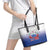 Samoa Rugby 2024 Pacific Leather Tote Bag Go Manu Samoa