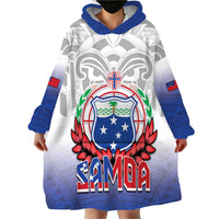 Custom Samoa Rugby 2024 Pacific Wearable Blanket Hoodie Go Manu Samoa