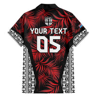Custom Flying Fijians Rugby 2024 Pacific Family Matching Short Sleeve Bodycon Dress and Hawaiian Shirt Go Fiji LT05 - Polynesian Pride