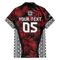 Custom Flying Fijians Rugby 2024 Pacific Family Matching Tank Maxi Dress and Hawaiian Shirt Go Fiji