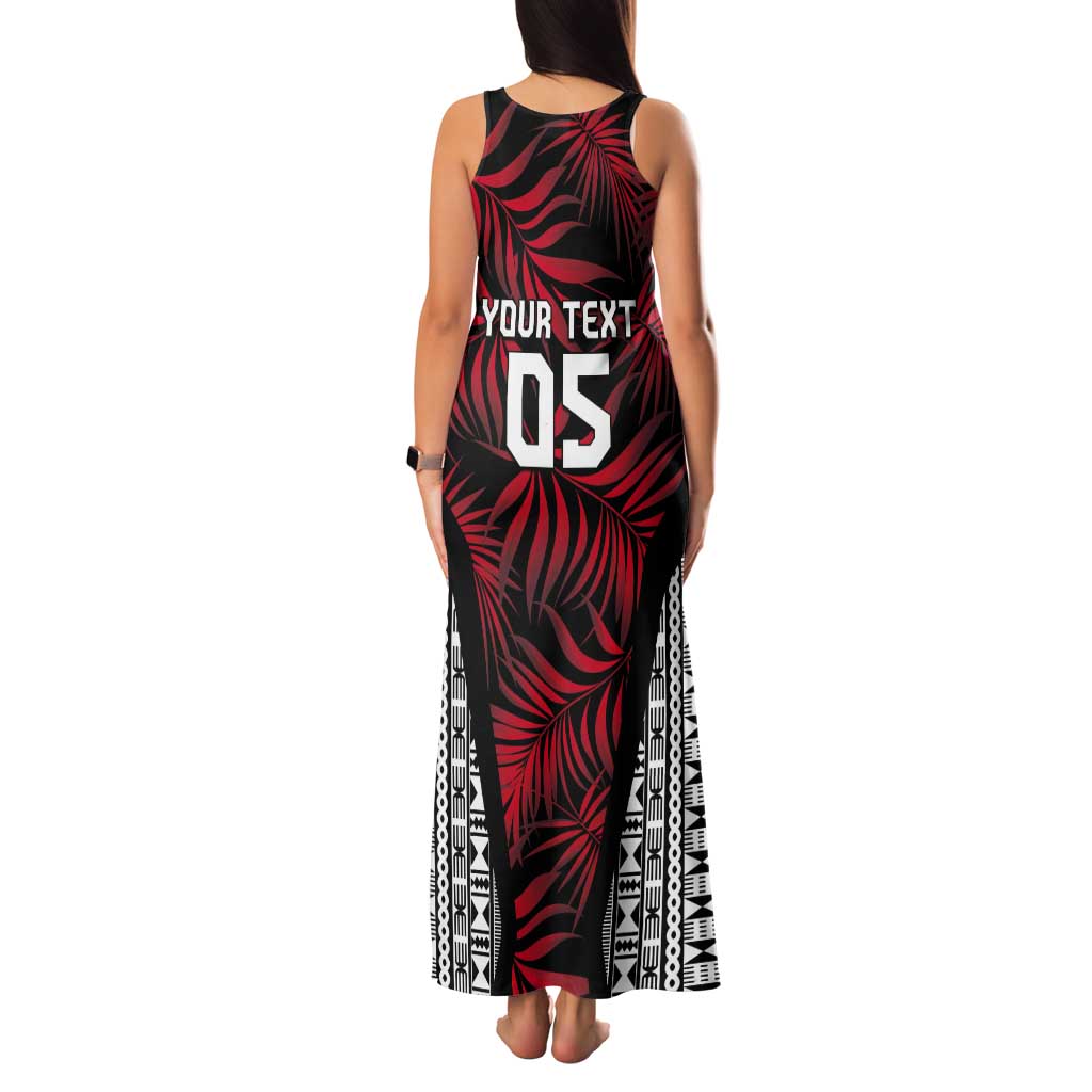 Custom Flying Fijians Rugby 2024 Pacific Tank Maxi Dress Go Fiji