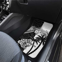 New Zealand And Fiji Rugby 2024 Car Mats Maori Kiwi With Fijian Palm Tree