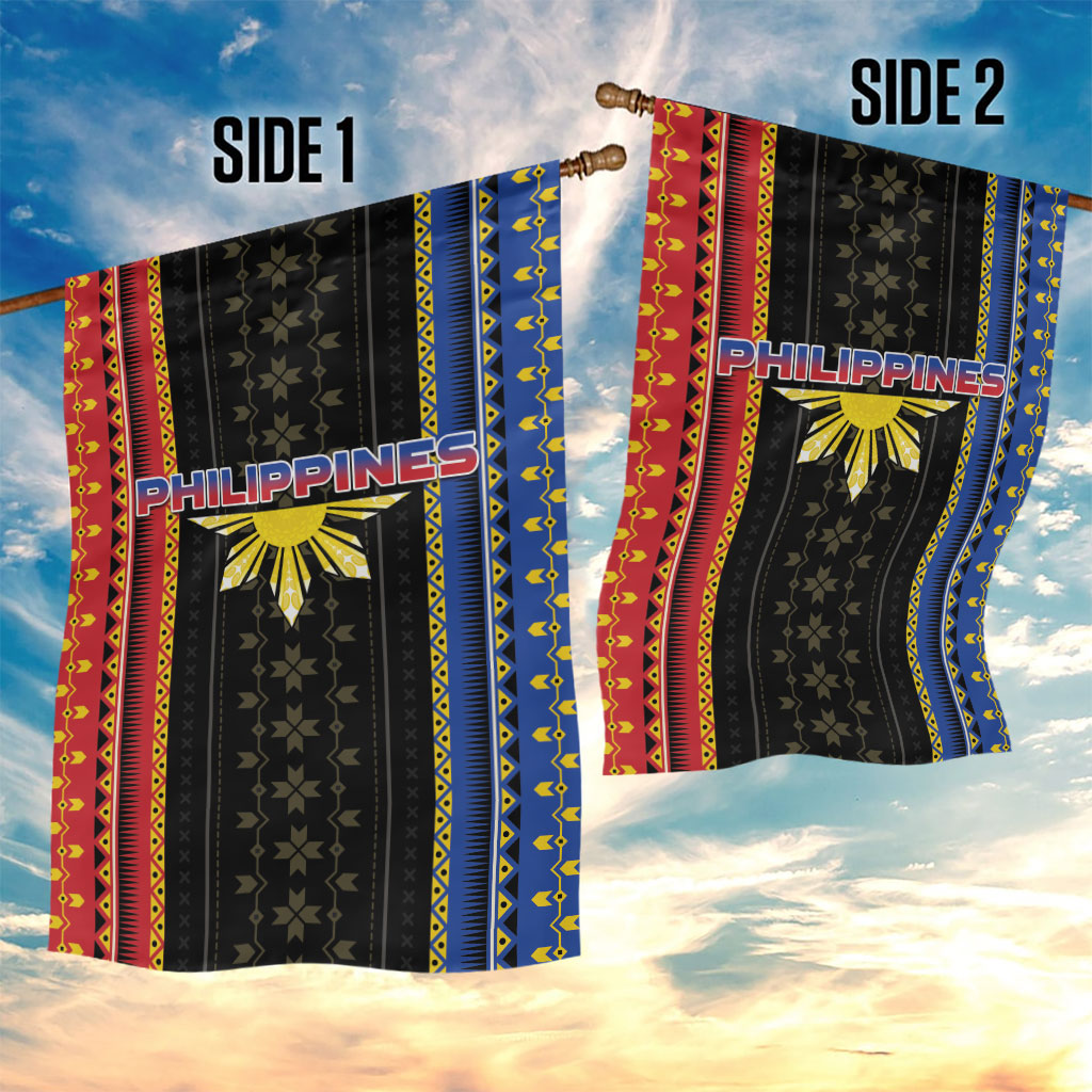 Philippines Filipinos Garden Flag Igorot Tribal Inspiration Pattern Style