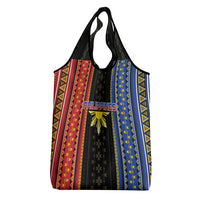 Philippines Filipinos Grocery Bag Igorot Tribal Inspiration Pattern Style