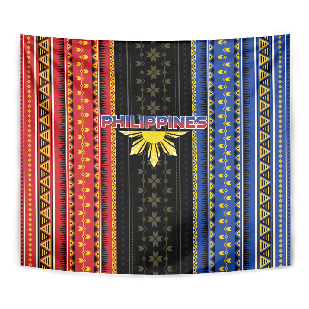 Philippines Filipinos Tapestry Igorot Tribal Inspiration Pattern Style