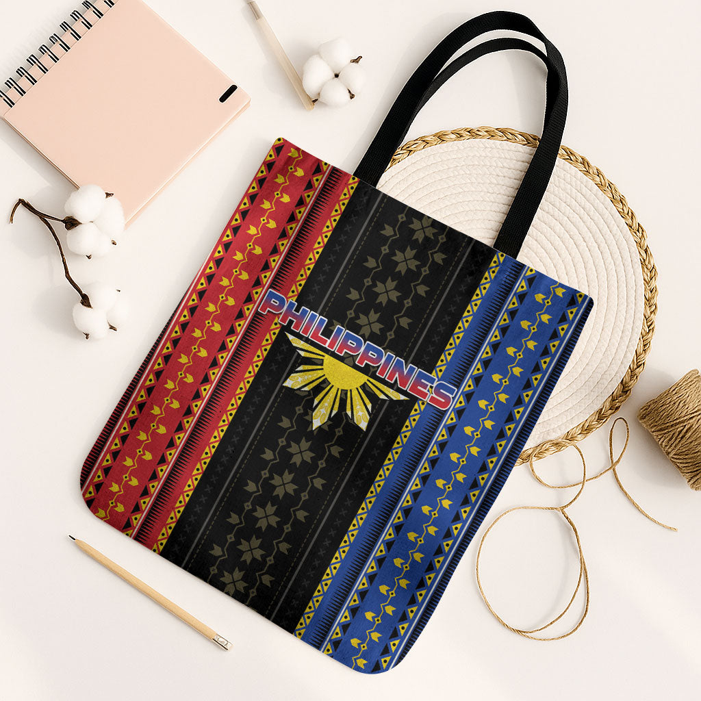 Philippines Filipinos Tote Bag Igorot Tribal Inspiration Pattern Style